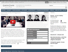 Tablet Screenshot of garthcoates.com